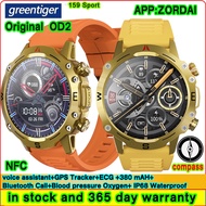 OD2 Smart Watch NFC ECG Compass Bluetooth Call IP68 Waterproof Sport GPS Tracker Smartwatch