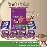 D'KING CHOCOLATE CASHEW (BOX) contains 80 pcs DKING CHOCOLATE CASHEW/ CHOCOLATE CASHEW/ D'KING CASHE