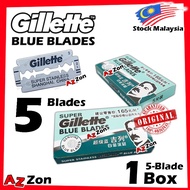 Gillette Super Blue Blades 100% Genuine Product Super Blue Blades Razor Blade Gillette Mata Pisau 1s