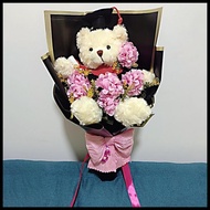 Buket Wisuda Boneka Teddy Bear Buket Bunga Sarjana Murah Cowok Cewek