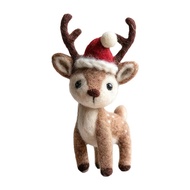 Cute Christmas Toys, Finished Products, Crutches, Mice, Home Decoration Dolls Elderly Deer, A9n5