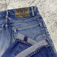 celana selvedge blue blue japan celana second thrift