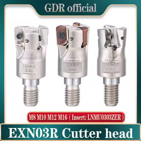 GDR EXN EXN03R M8 M10 M12 M16 M20 MFH double-sided heavy-duty internal cooling through-hole blade, i