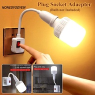NONEDYODYE9I Test Light Socket, Rotary Direct Plug-in E27 Lamp Base, Flexible Light Adapter Plug