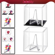 Lohobby Guitar Pick Display Box Plectrum Case with Stand Display Container 1.97x1.97x1.97inch Guitar
