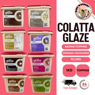 (1KG) Colatta Glaze/Donut Filling/Topping/Shimmering Topping/Glazing/Halal Product/Inti Donut/Toppin