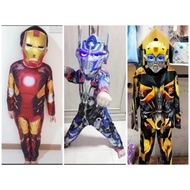 💖SG Seller💖Kids Cosplay 💖 Super Hero costume 💖Transformers Bumblebee 💖Optimus prime 💖Thor💖 Iron man 💖Hulk