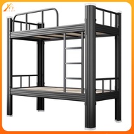 Iron bunk bed student dormitory iron bed heavy-duty extra-thick steel bed frame school apartment bunk bed