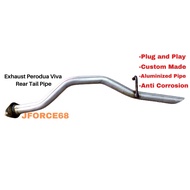 Perodua Viva Exhaust Rear Tail Pipe+Gasket Plug and Play/Ekzos Viva Paip Exzos Belakang Original  Al