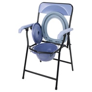 UniCare Solutions 618-B Chair Arinola Toilet Commode Chair Foldable High Quality Adult Commode Chair