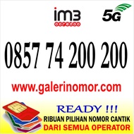 Nomor Cantik IM3 Indosat Prabayar Support 5G Nomer Kartu Perdana 0857 74 200 200