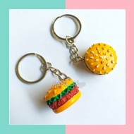 GANTUNGAN Marie Shop ️GK BURGER BURGER KEYCHAIN HAMBURGER KEYCHAIN UNIQUE CUTE/ SOUVENIR/