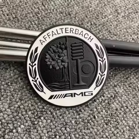 AFFALTERBACH LOGO 3D Metal Car Rear Trunk Door Windows Body Emblem Sticker For Benz AMG C E S GLE CL