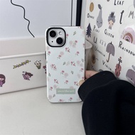 RGE Film Fairy Gentle Full Screen Rose ดอกไม้เล็ก Apple 14ProMax เคสโทรศัพท์มือถือ iPhone12 2-in-1 13