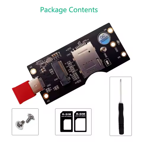 NGFF(M.2) to USB 3.0 Adapter with SIM 8pin card Slot for 3G/4G/5G Module