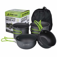 STARCAMP Portable Outdoor Camping Camping Pot Set 5-Piece Set Camping Cookware Set Camping Tableware
