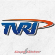 Stiker Televisi Logo Sticker TV RCTI SCTV TVRI TVONE TRANS 7