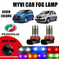 【 Perodua  Myvi 2012 - 2021】Sport Light Car - Fog Lamp OEM Fitting Lampu Kabus frog lamp myvi