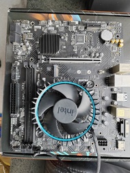 二手MSI PRO B760M-E DDR4 主機板，連埋Intel I9 12900 QXQ3 8P+8E ES cpu 有核顯UHD770 連原裝CPU散熱器