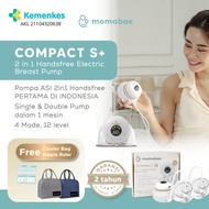 MOMABAE – COMPACT S+  – 2 IN 1 Handsfree Breast Pump / Pompa ASI Elektrik / Breast Pump Electric / P