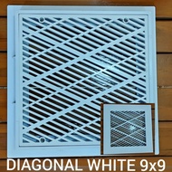 9x9 Square Maindrain - Swimming Pool Maindrain - Square Maindrain Cover - Frame & Grit SP 1031