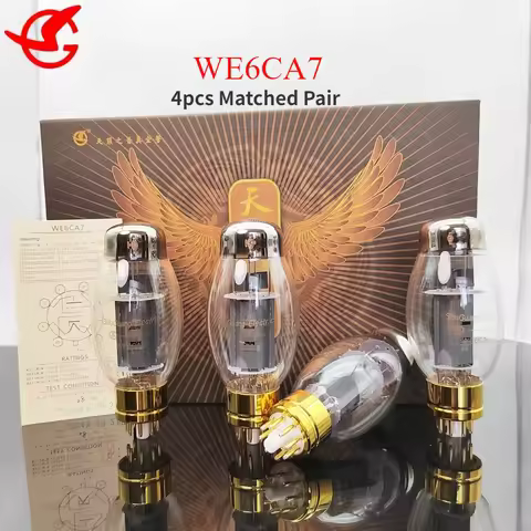 WE6CA7 Vacuum Tube Valve Upgrade EL34 KT77 6L6 6P3P 5881 6CA7-Z 6CA7 Electronic Tubes for Audio Ampl
