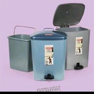LION STAR C-7 SQUARE STEP ON DUSTBIN 14L DUSTBIN PLASTIC PEDAL C7 TRASH CAN 14 L