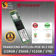 Jr7J TRANSCEND MTE110S PCIE M.2 SSD (128GB / 256GB / 512GB / 1TB)