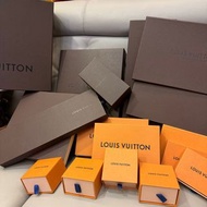 二手 專櫃 Louis Vuitton LV 紙盒 橘色 咖啡色
