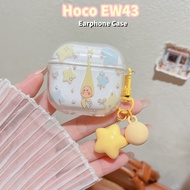 【超值】For Hoco EW43 Case Casing Soft Silicone Earphone Case DIY Star Pattern