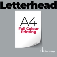 Kepala Surat / Letterhead Printing 80gm / 100gm A4 Size