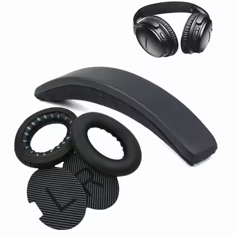 Replacement high quality Ear Pads Headband Compatible with Bose QuietComfort BOSE QC25 QC15 Soundtru