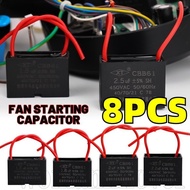 CBB61 Fan Starting Capacitor - For Ceiling/Exhaust Fans - 1.5-2.5uF Film Motor Run Capacitor - Ceili