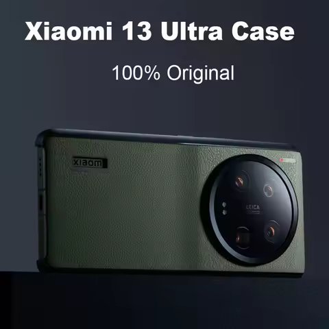 100% Original Xiaomi 13 Ultra Case for MI 13 Ultra Leather +PC Protection Cover Delicate Touch Skin 