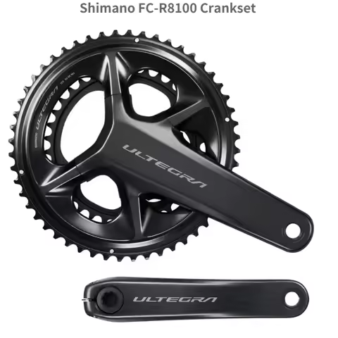Shimano Ultegra FC R8100 2x12-Speed HOLLOWTECH II Crankset 165/170/172.5/175mm 50-34/52-36T