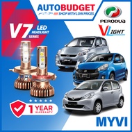 [PERODUA MYVI] LED Headlight Bulb Myvi Lagi Best Icon Old H4 H11 Mentol Lampu LED Depan Kereta 6000K