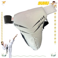 SUHU Groin Cup, PU Leather Thickening Groin Guard, Protective Polyester Cloth Groin Protection Gear