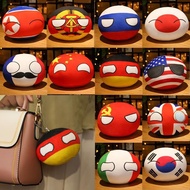 10cm Kawaii Country Ball Plush Toy Polandball Plush Pendant Soft Countryball Christmas Gifts for Kid