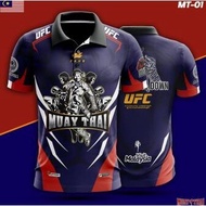 Muay Thai Malaysia Tshirt / Baju Microfiber Jersi / Full sublimation MUAY THAI