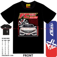 CIVIC FC6, HONDA CIVIC, 10TH GENERATION HONDA CIVIC, V27X CLOTHING, CAR SHIRT, D107 V1