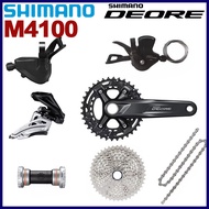 【Fast delivery】SHIMANO DEORE M4100 2x10 Speed Groupset Rear Derailleur Crankset Left Right Shifter F