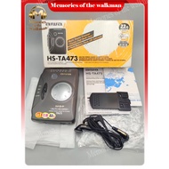 Aiwa TA473 Walkman, New Old Stock TA Series Flagship, Stereo Radio, MSP Sound Effect & Metal Tape Su