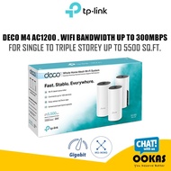 TP-LINK Deco M4 AC1200 Gigabit Wireless Mesh WiFi Router System 2.4GHz & 5GHz Dual Band Extender/Rep