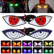 MOLANDOGO 2Pcs Motorcycle LED Devil'Eyes Lights Demon Eyes Headlight Motorcycle Mini Projector Lens 