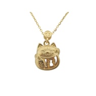 CHOW TAI FOOK 999 Pure Gold Necklace - Lucky Cat with Abacus R33878