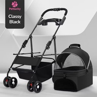 Pet dog stroller dog cat stroller