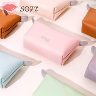 SOFTNESS Solid Color Cosmetic Bag, Dumpling Bag Large Capacity Travel Storage Bags, Gifts Portable Cosmetic Storage Tool Handheld Cosmetic Bags