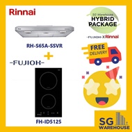 [FH-ID5125 Fujioh Induction Hob 5125 and RH-S65A-SSVR Rinnai Slim Hood] FUJIOH X RINNAI COMBO