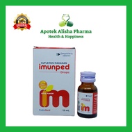 Imunped Drops 15ml / Sirup 60/120ml - Vitamin C + Zink Syrup Rasa Apel Untuk Daya Tahan Tubuh Bayi / Anak