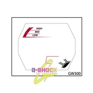 MARKING LINE LCD STICKER GW300 G SHOCK REPAIR OLD OR VINTAGE LCD FADED